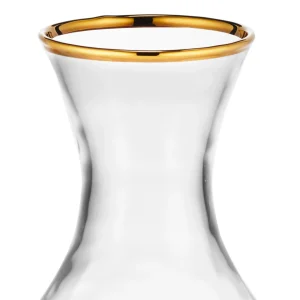 Sophia Gold Rimmed Carafe