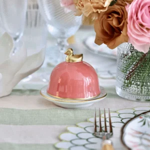 Sous Le Soleil Old Rose Butter Dish