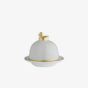 Sous Le Soleil Pearl Grey Butter Dish