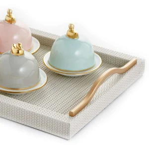 Sous Le Soleil Rose Pink Butter Dish