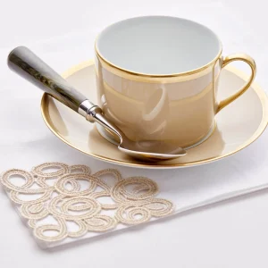Sous Le Soleil Sand Tea Cup & Saucer