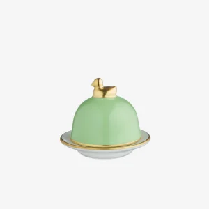 Sous Le Soleil Vert Anis Butter Dish