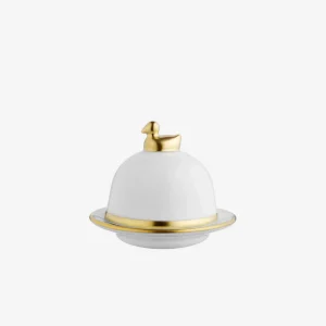 Sous Le Soleil White Butter Dish