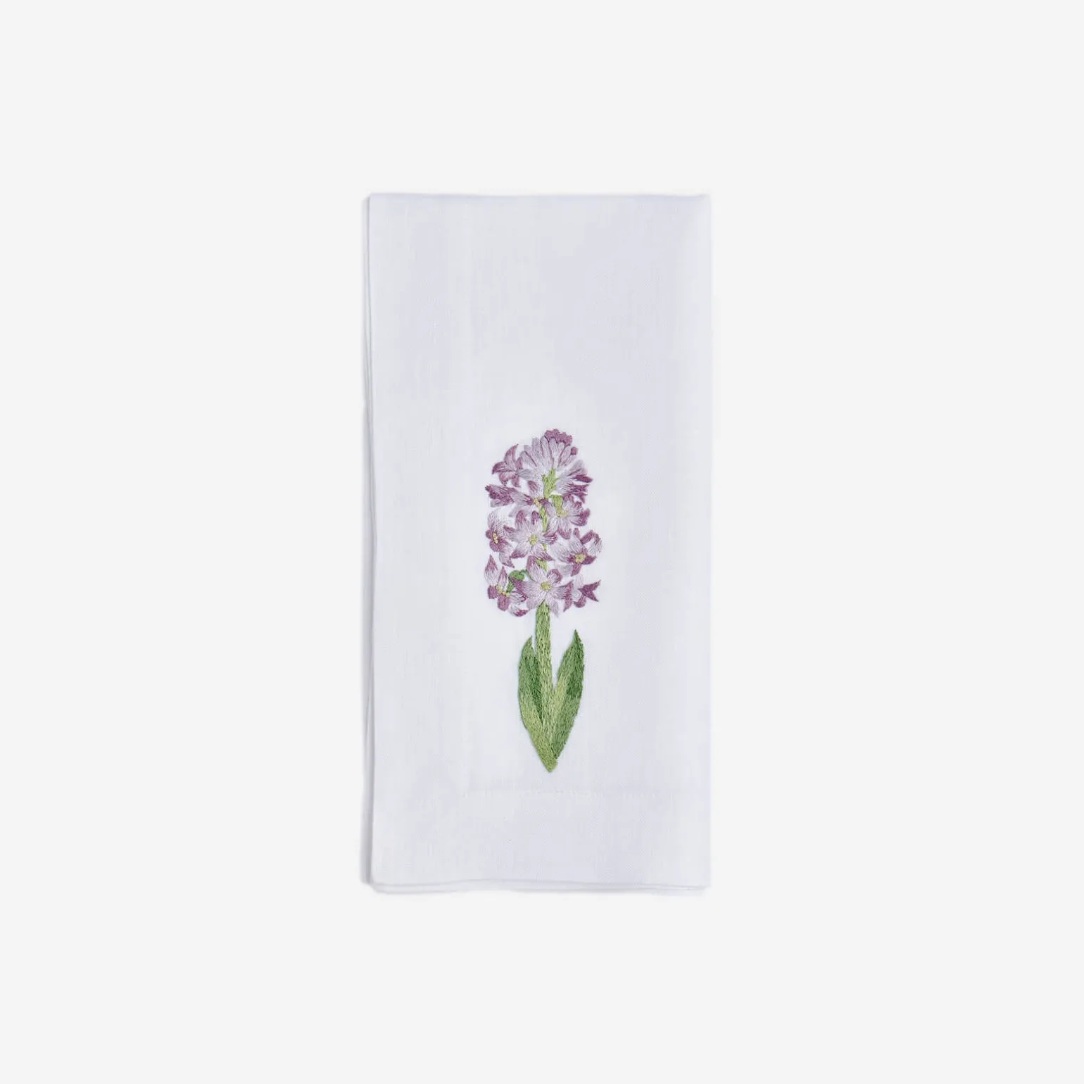 spring_flower_embroidered_1.webp Spring Flower Embroidered Dinner Napkin - Set of 4