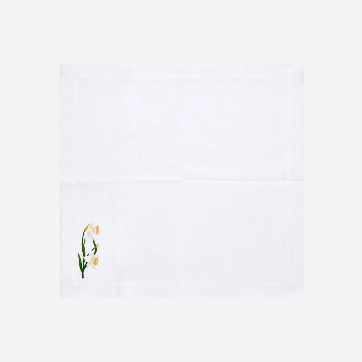 spring_flower_embroidered_8.webp Spring Flower Embroidered Dinner Napkin - Set of 4