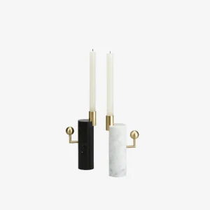 Stargazer Nero Marquina Candle Holder
