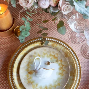 Swan Salt Cellar White