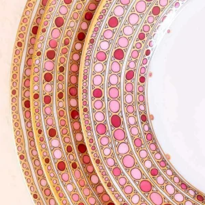 Syracuse Dessert Plate Fuchsia