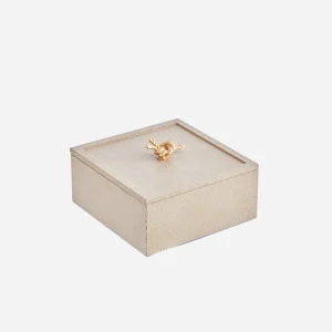 Thalia Square Box Taupe