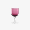 Torse White Wine Glass Ruby Red