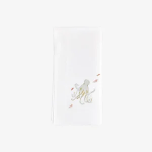 Under the Sea Hand-Embroidered Napkin - Set of 8
