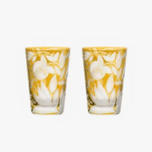 Verdure Large Tumbler Amber - Set of 2