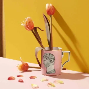 Viaggio di Nettuno Porcelain Mug Pink