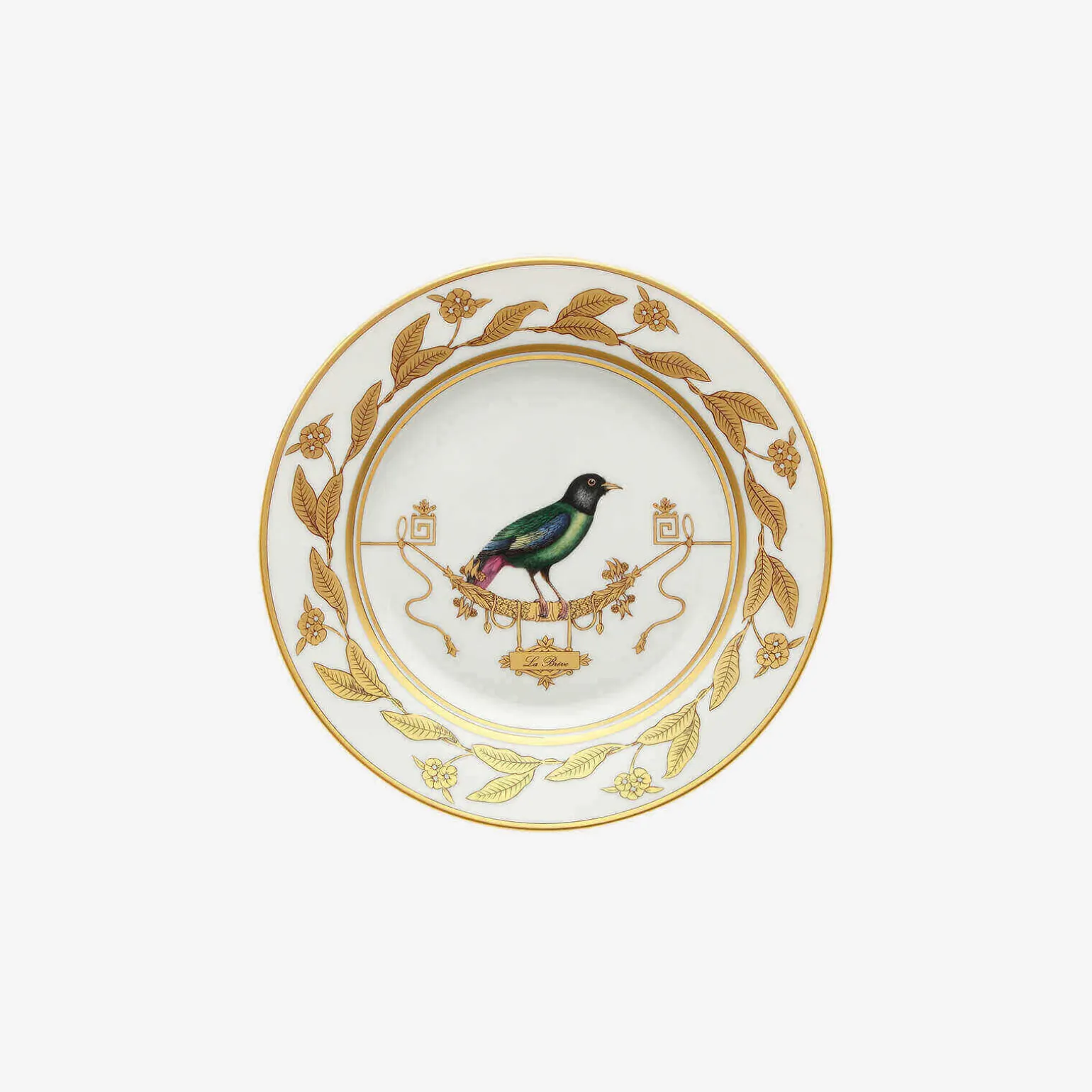 volire_bird_dessert_plate_2.webp Volière Bird Dessert Plate - Set of 6