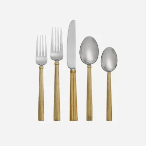 Wheat Gold 5-Piece Cutlery Set