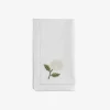 White Hydrangea Dinner Napkin