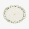 Willow Oval Green Placemats - Set of 4
