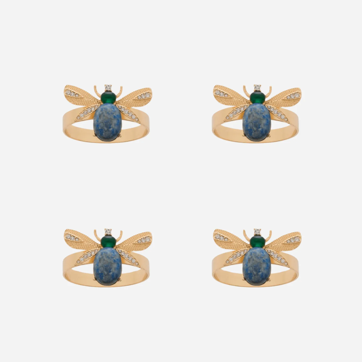 winged_bug_napkin_ring__s_3.webp Winged Bug Napkin Ring - Set of 4